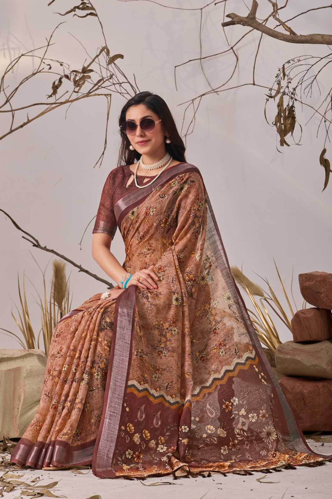 Cotton Printed Saree