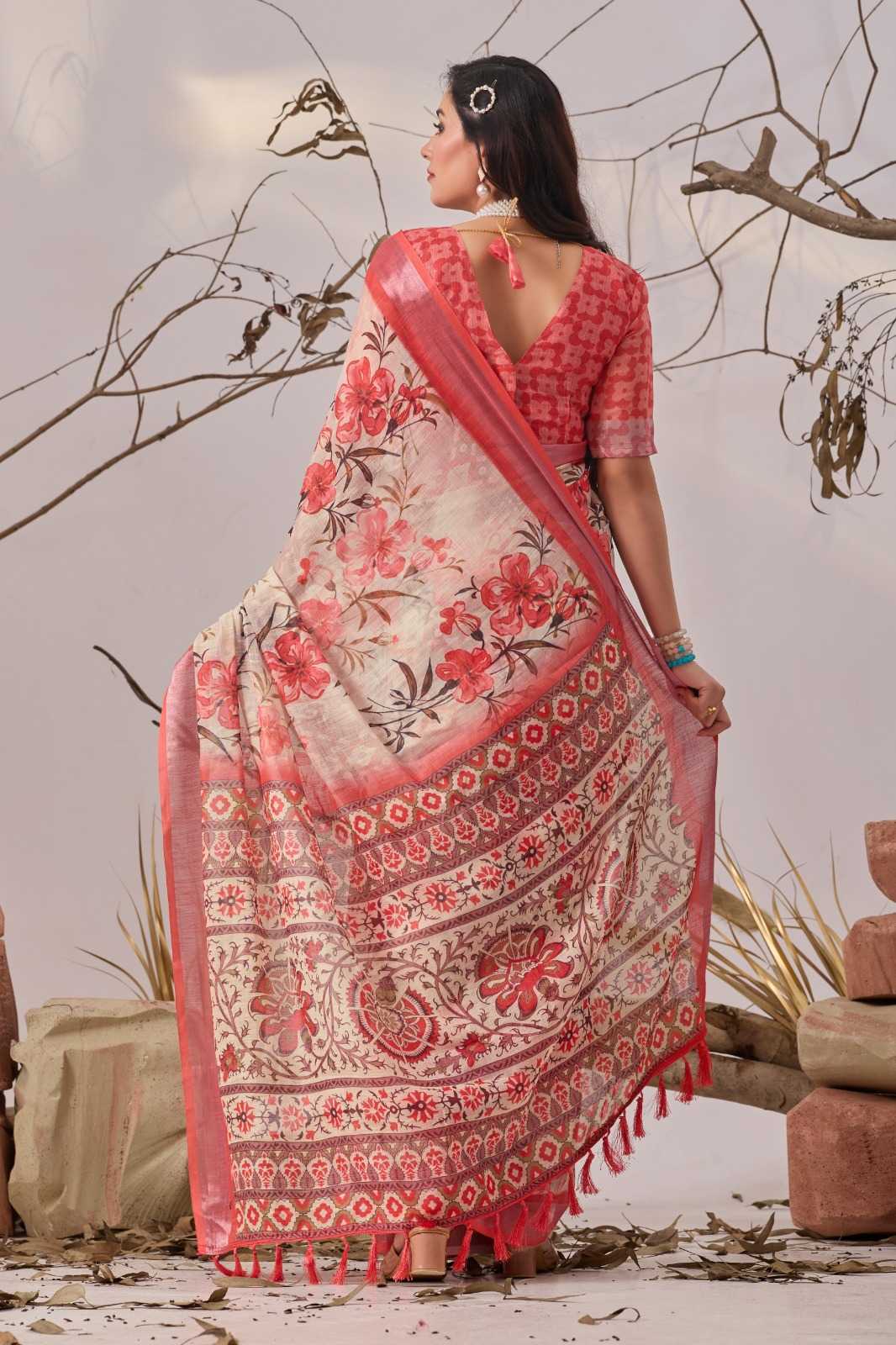 Cotton Printed Saree 1007