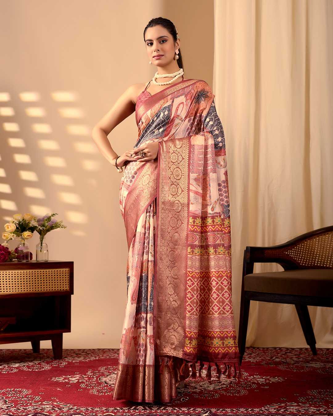 Lichi Silk Soft Saree 1064