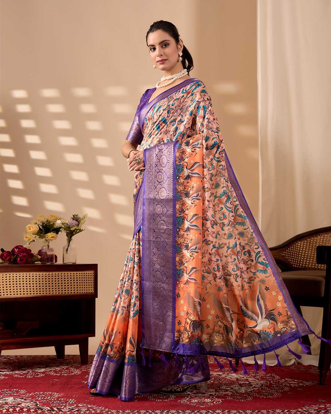 Lichi Silk Soft Saree 1073