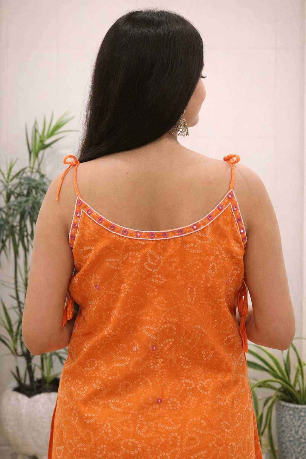 Georgette Mirror Work Kurti