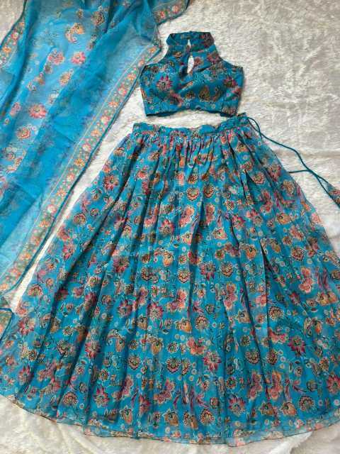 Organza Wedding Lehenga
