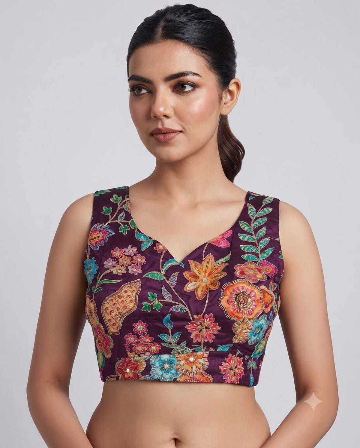 Pure Viscos Printed Blouse