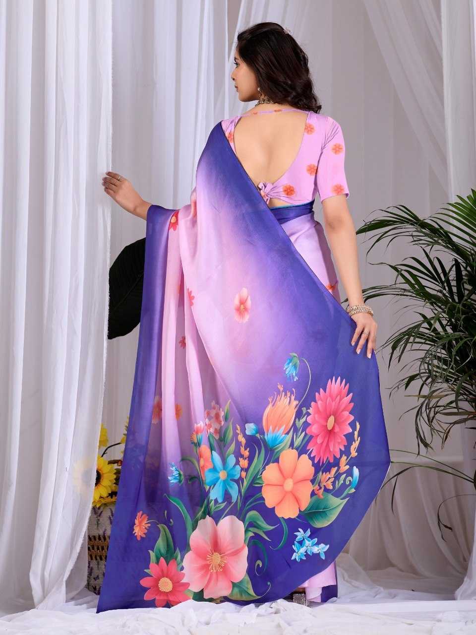 Georgette Printed Saree