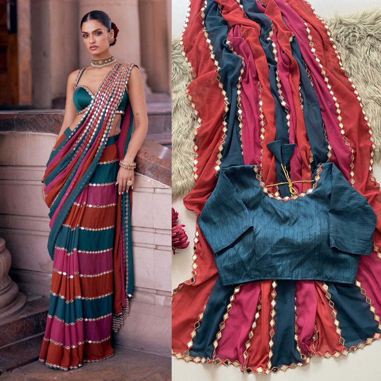 Georgette Saree