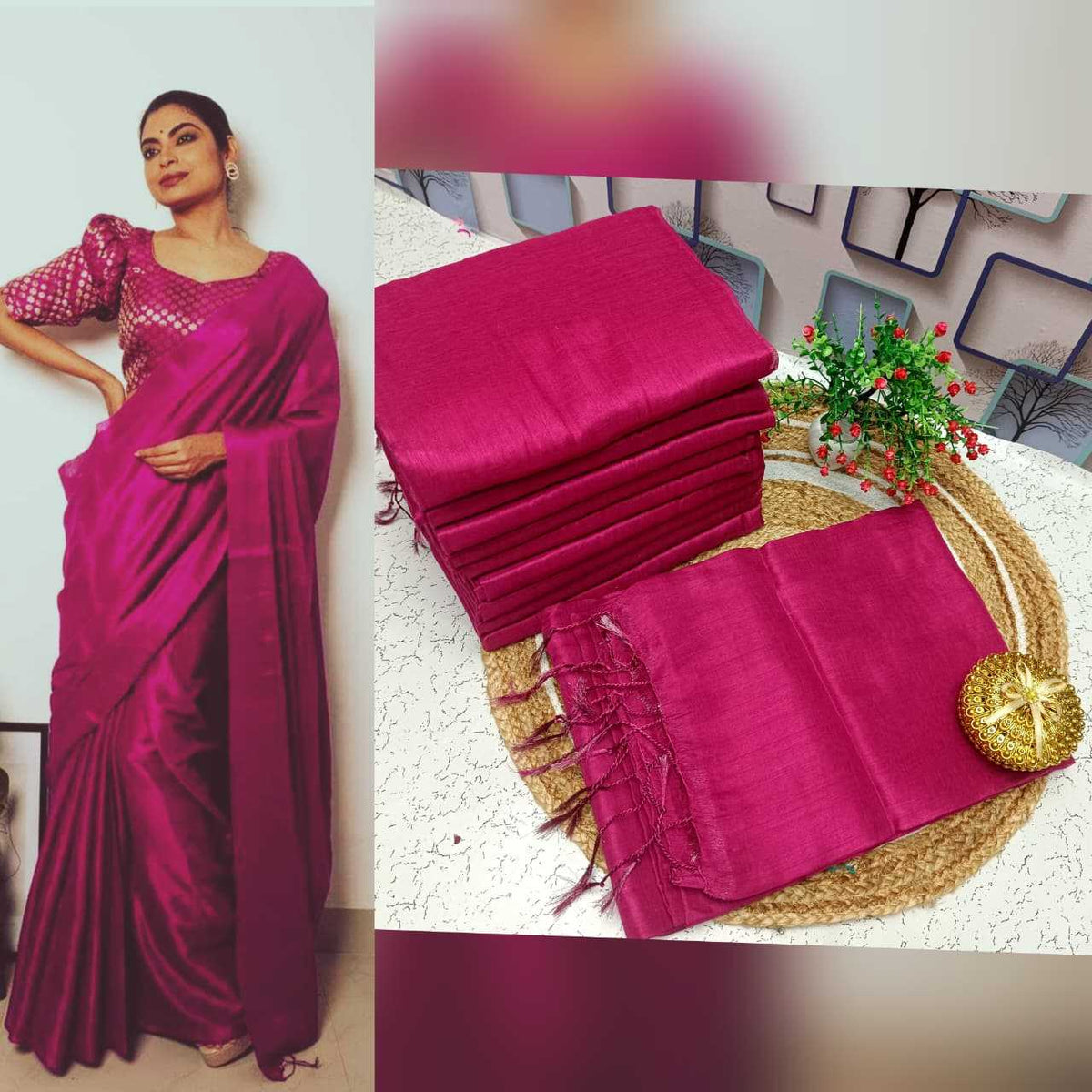 Raga Tissue Silk Saree