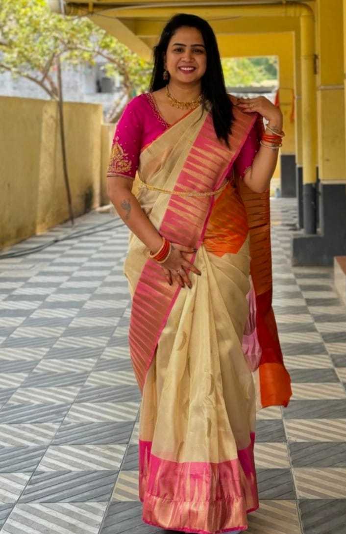 Temple Banarasi Soft Silk Designer Saree