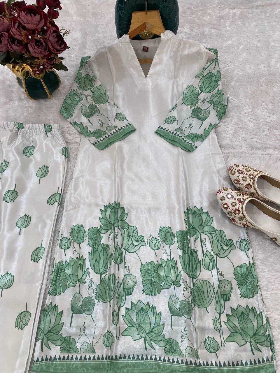 Chinon Party Wear Kurti