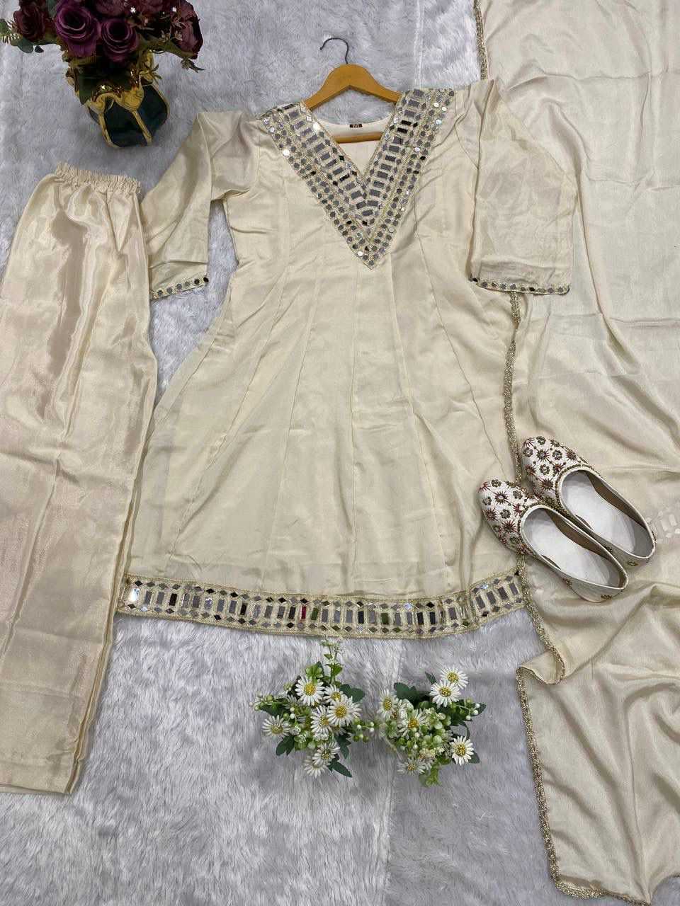 Chinon Embroidery Suit