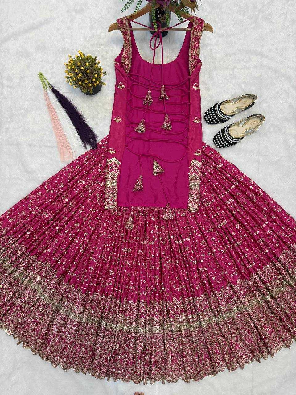 Chinon Silk Designer Lehenga