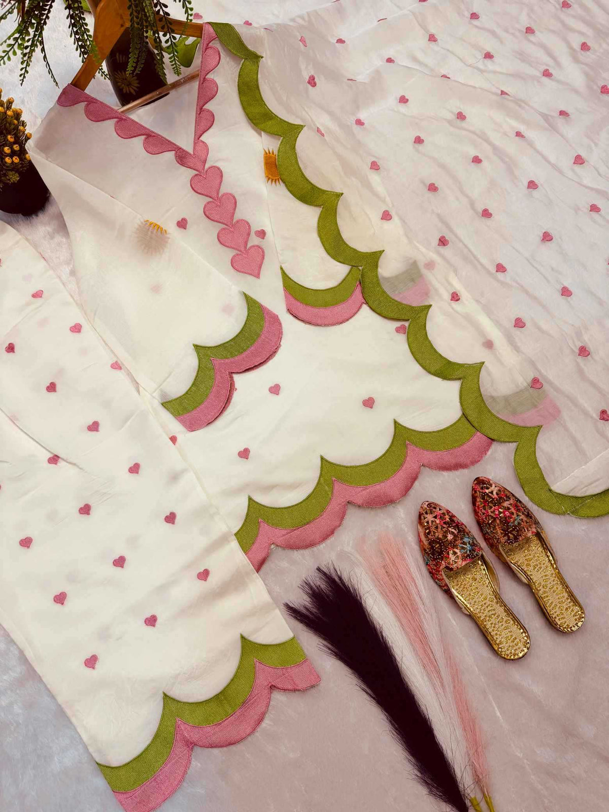 Cotton Embroidery Suit 540
