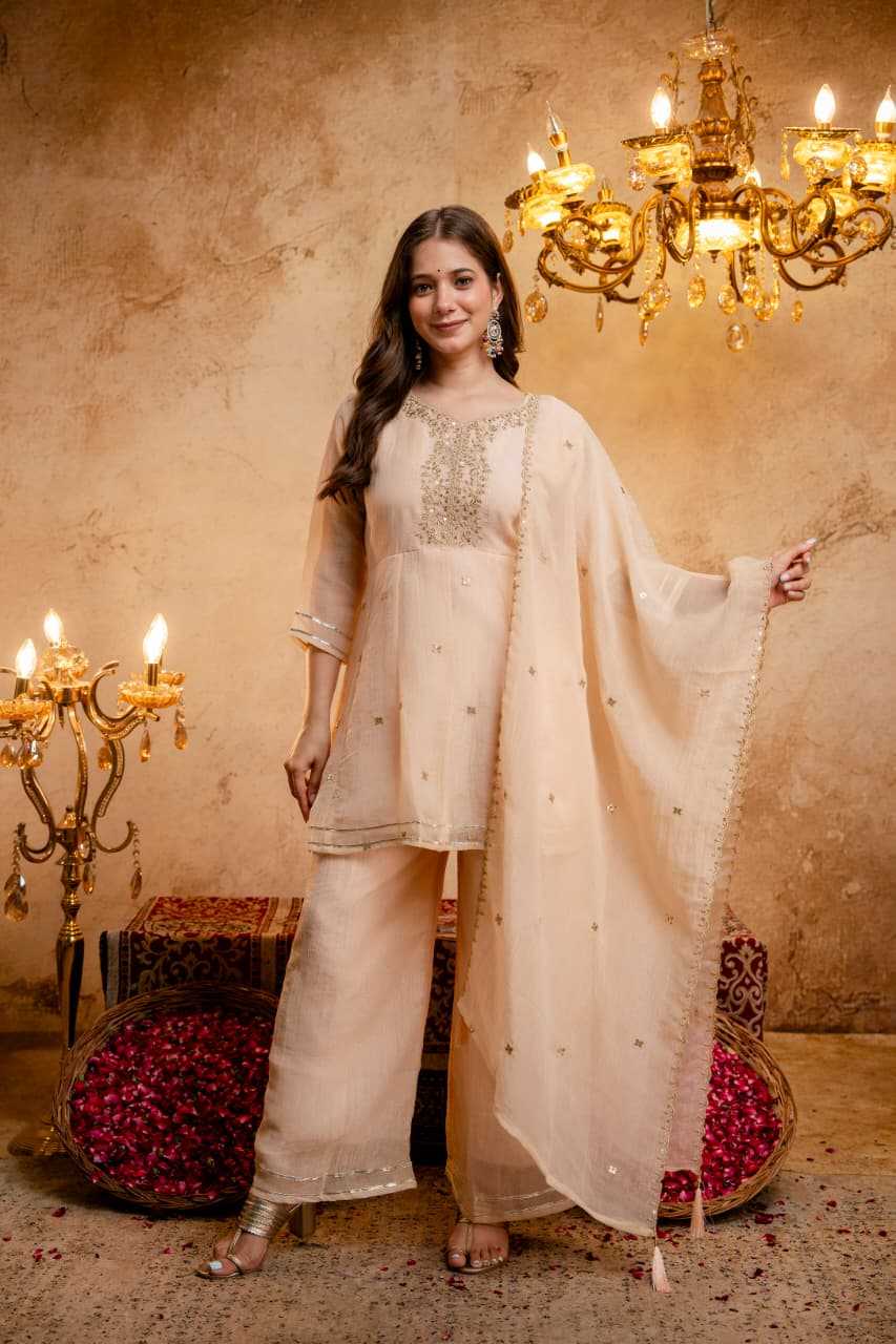 Crush Silk Short Kurti