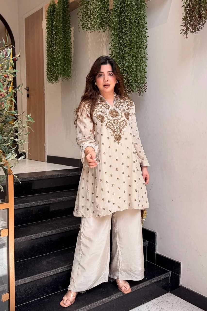 Alfa Crepe Party Wear Kurti