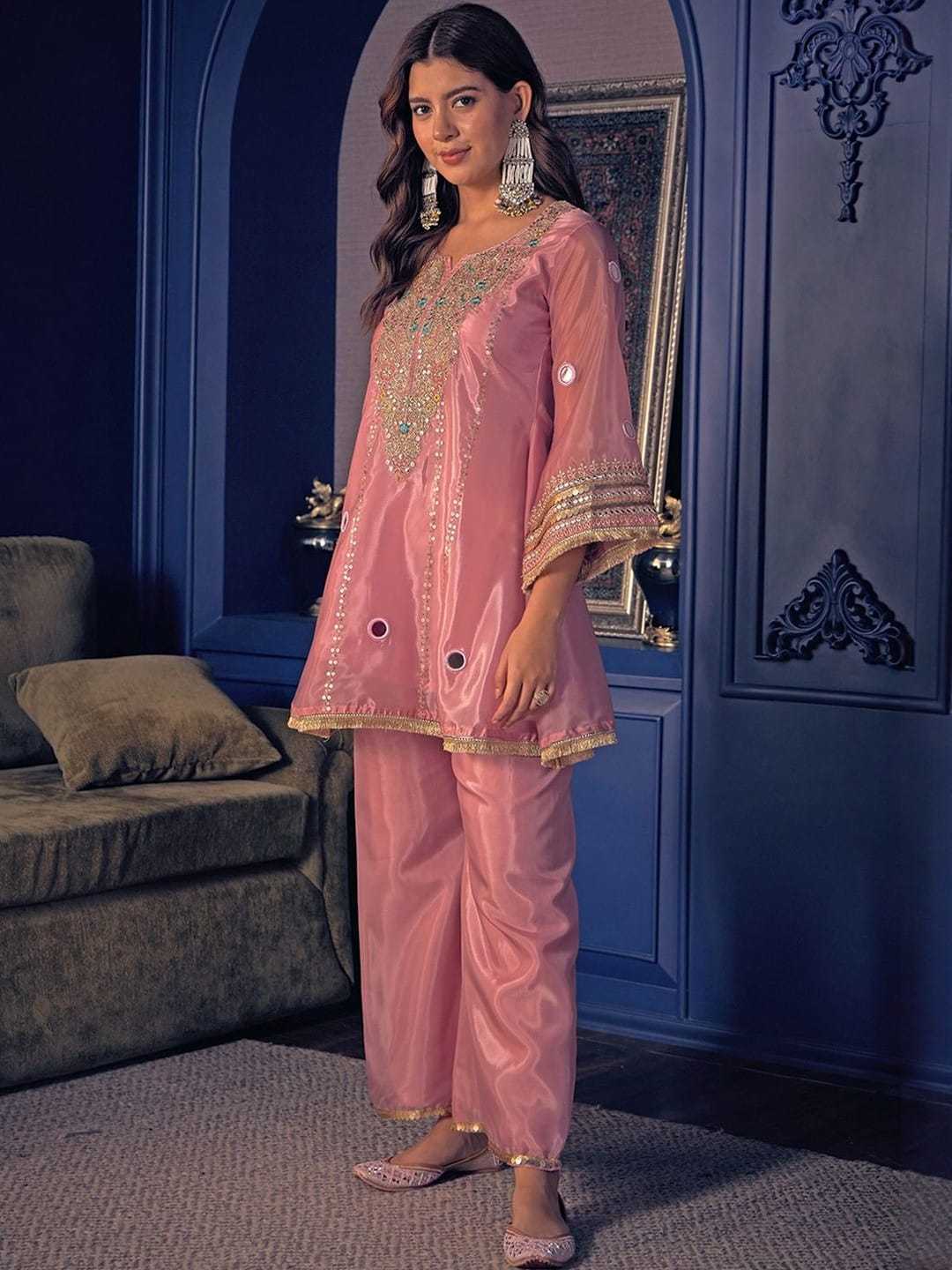 Jelina Pure Silk Short Kurti