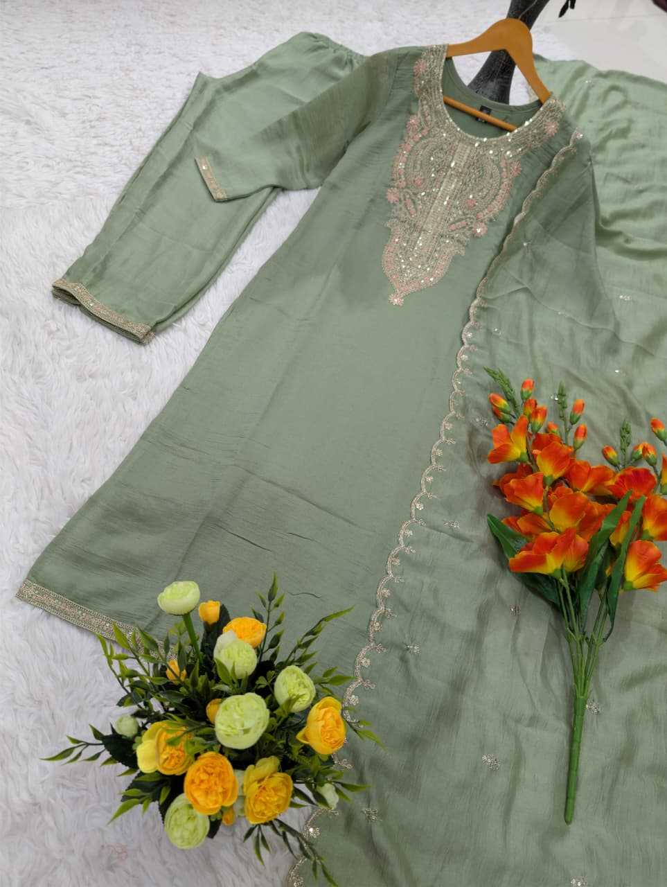 Lavina Vichitra Silk Party Wear Kurti