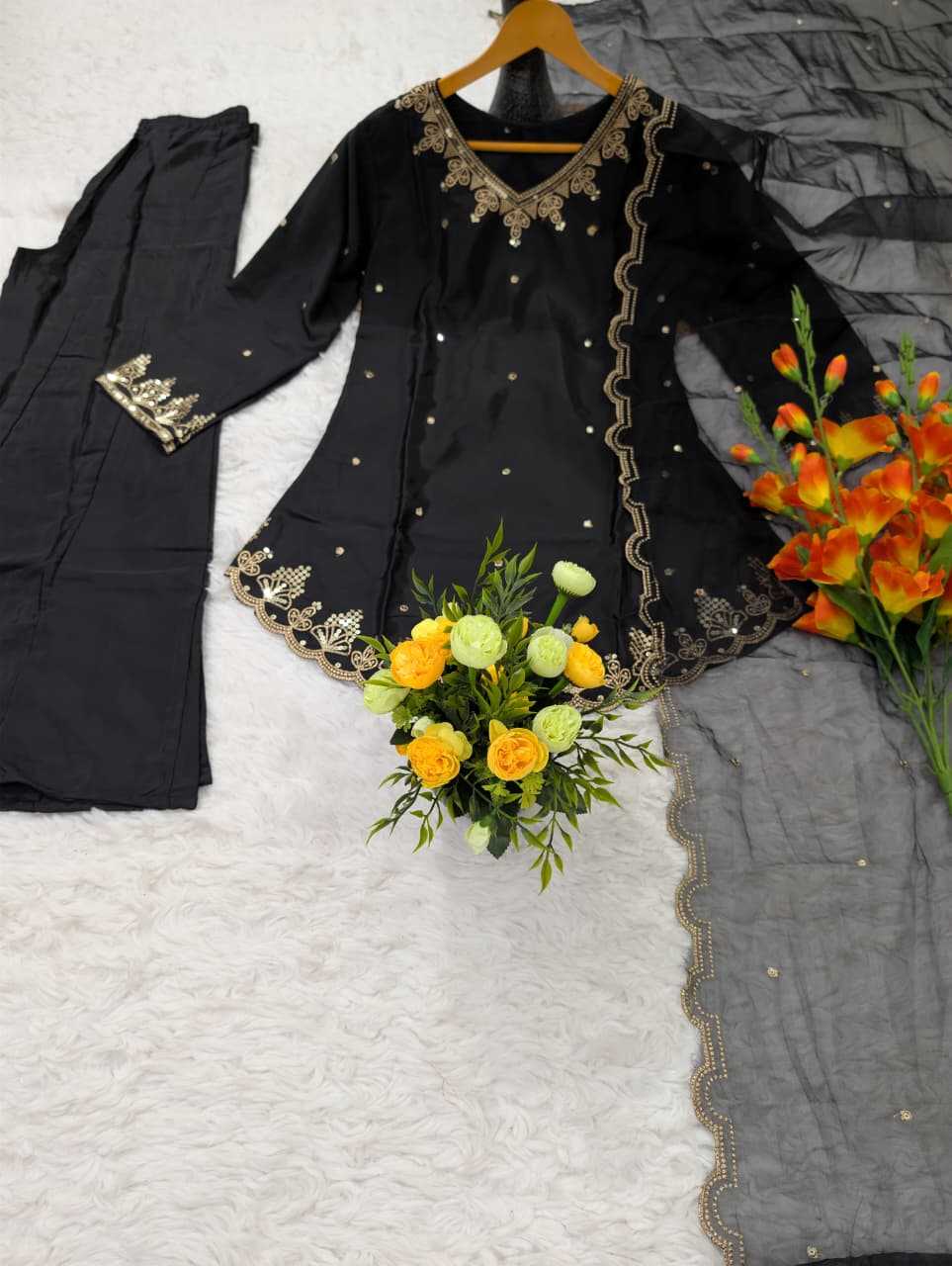 Radhi Crepe Silk Party Wear Kurti