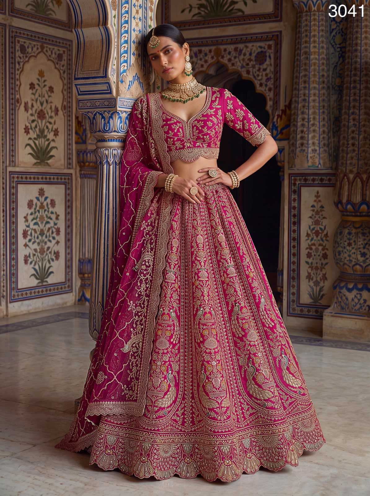 Satin Silk Lehenga