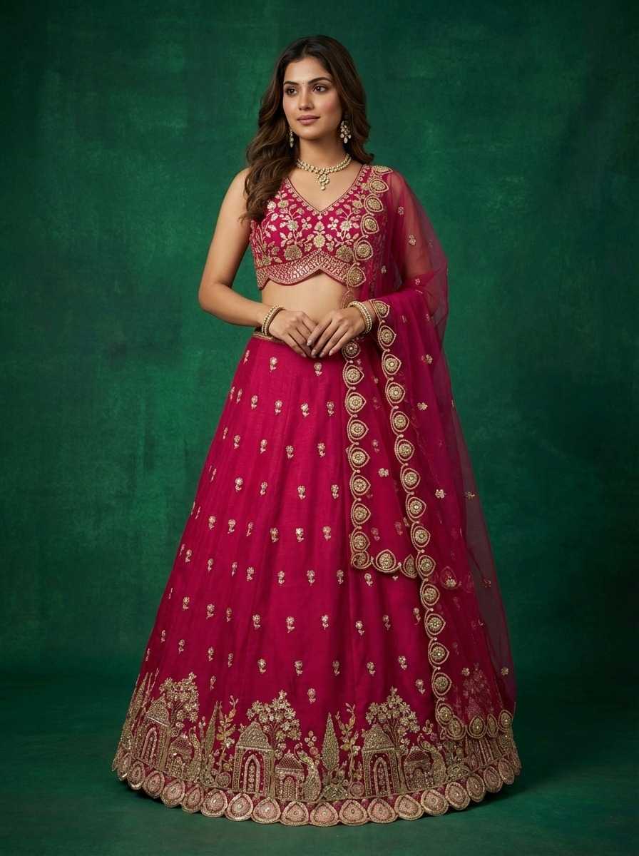 Chinon Wedding Lehenga
