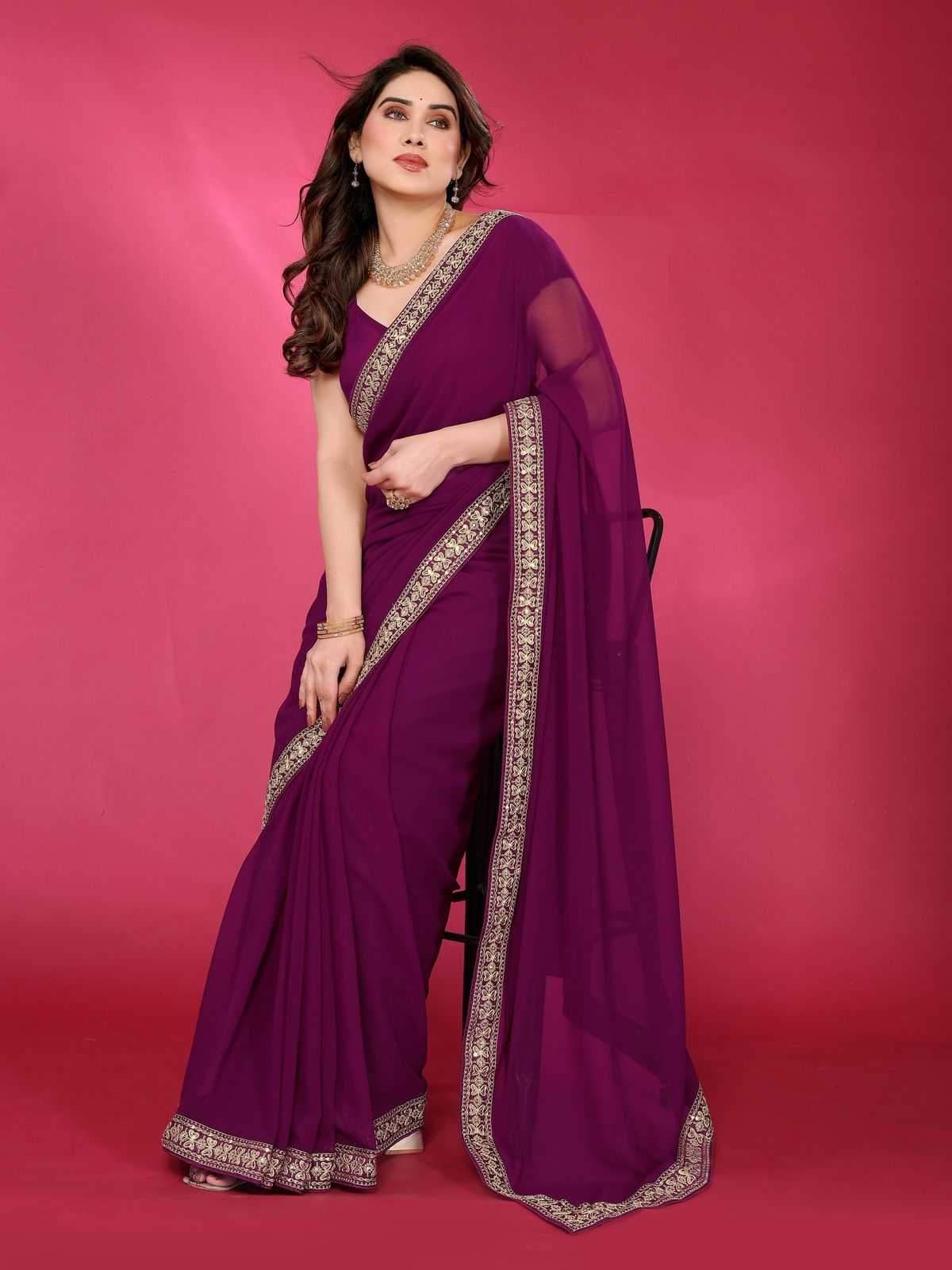Chiffon Georgette Saree
