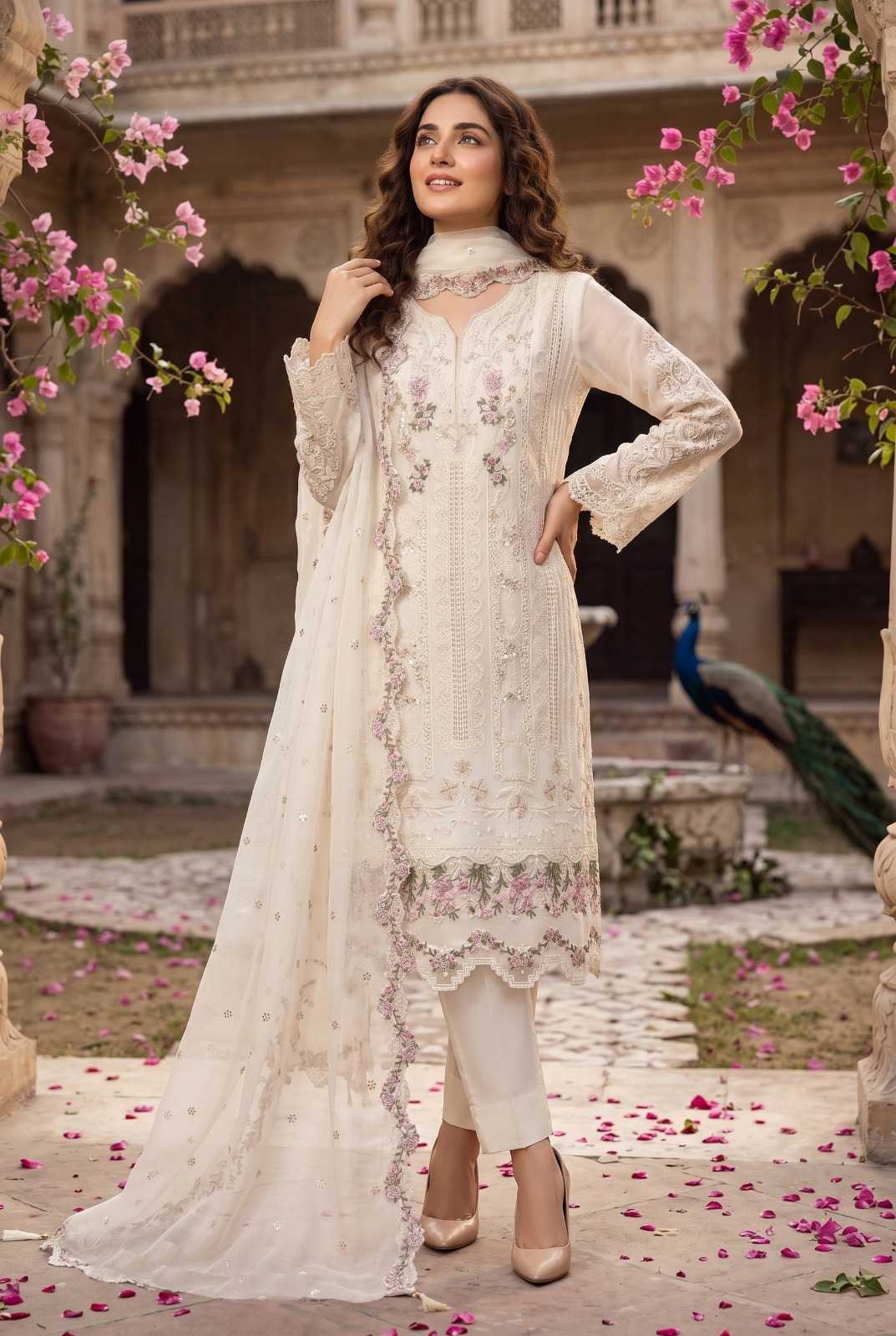 Chiffon Embroidery Suit