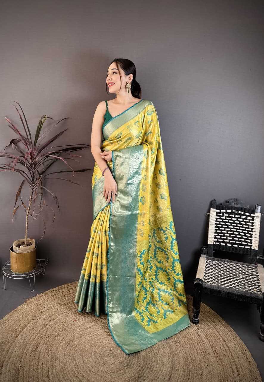 Kanjivaram Silk Floral Saree