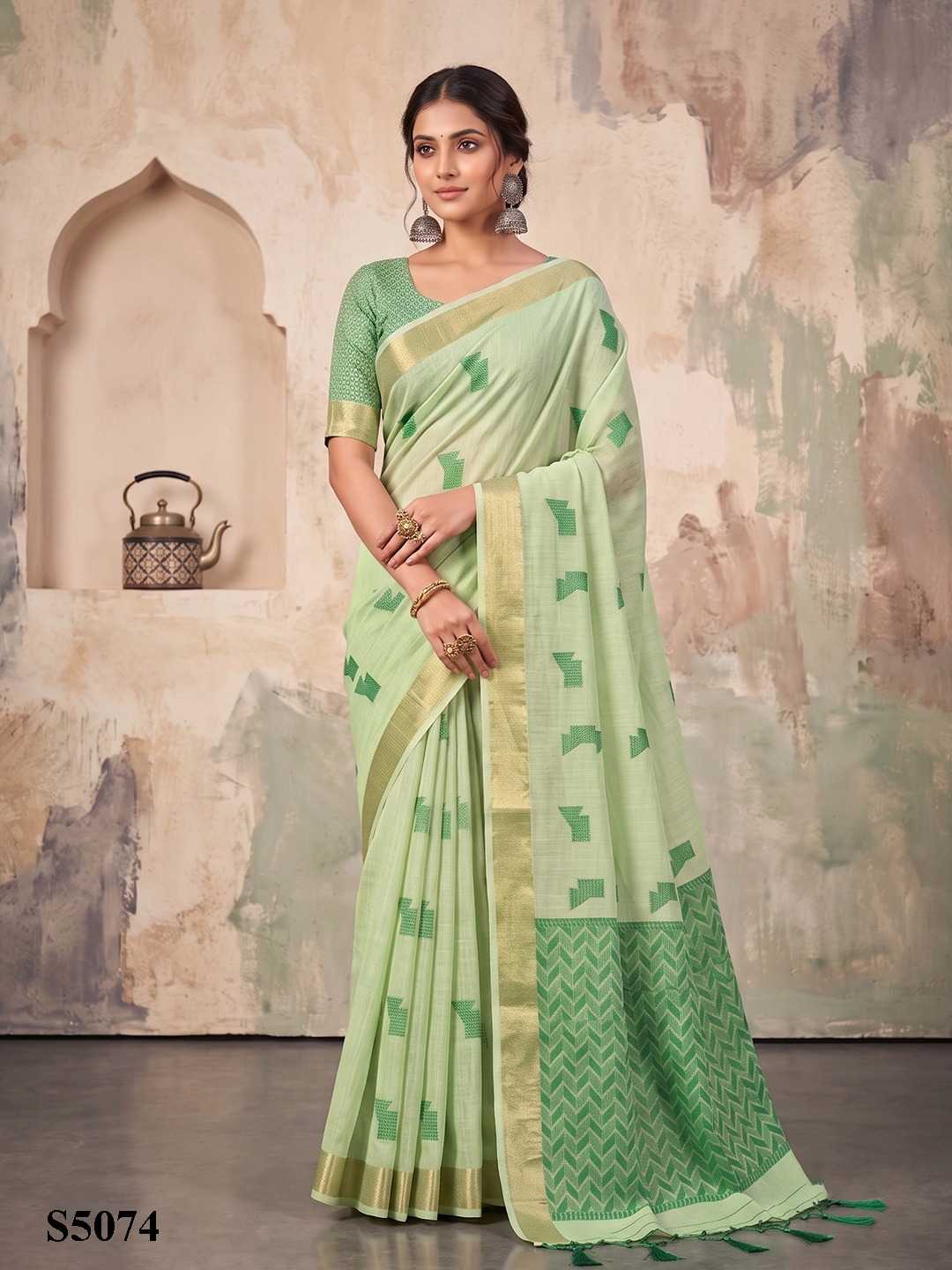Linen Saree