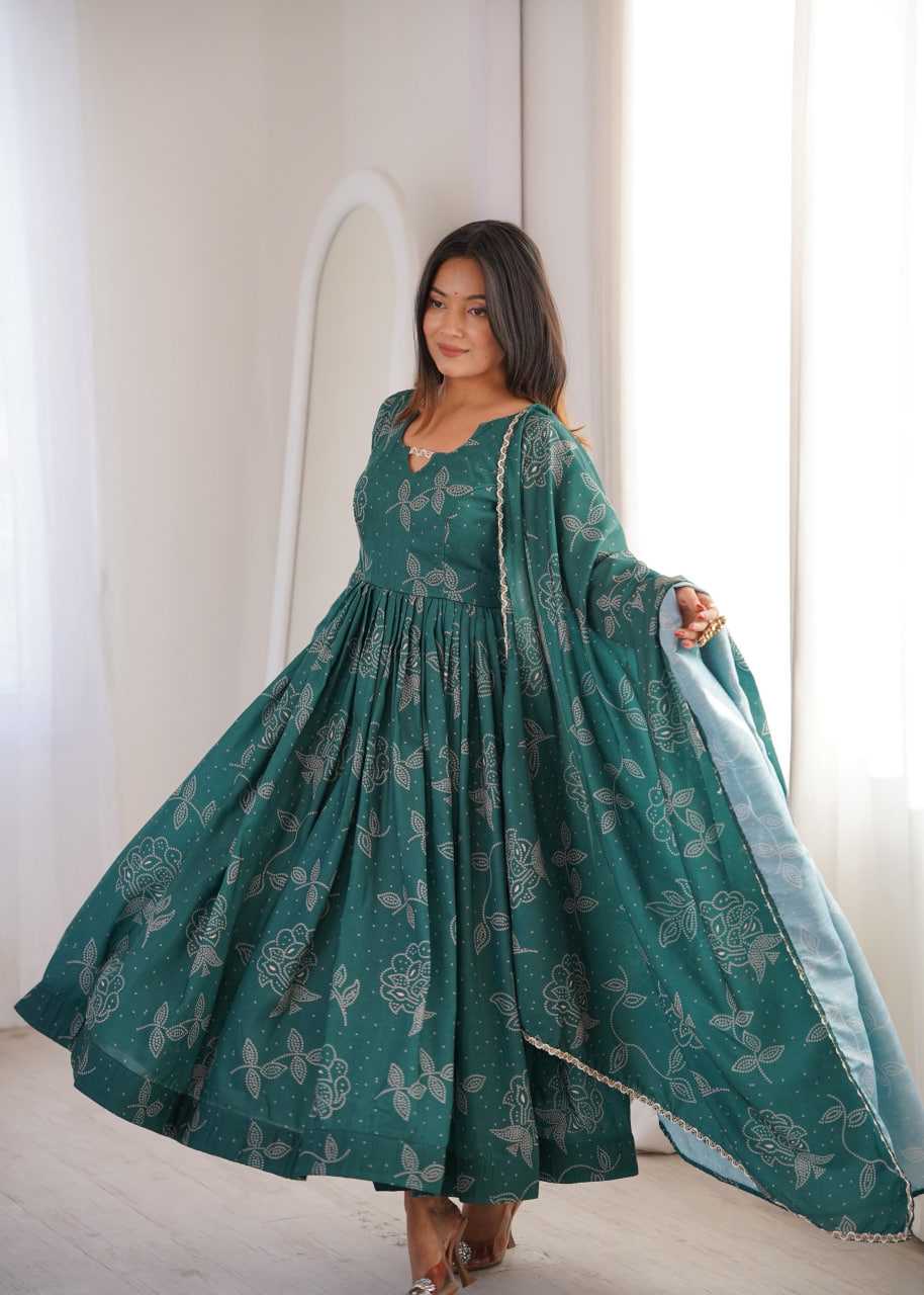 Muslin Printed Gown