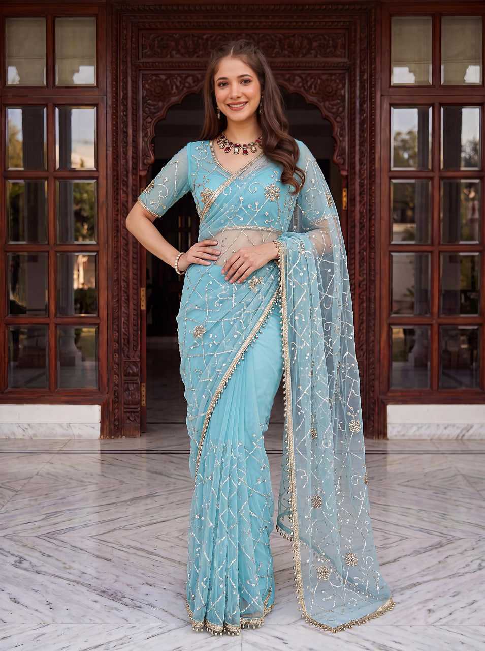 Net Saree