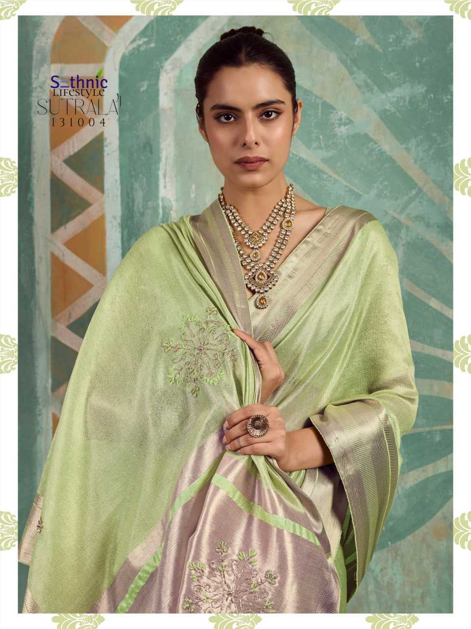 Hand Work Saree