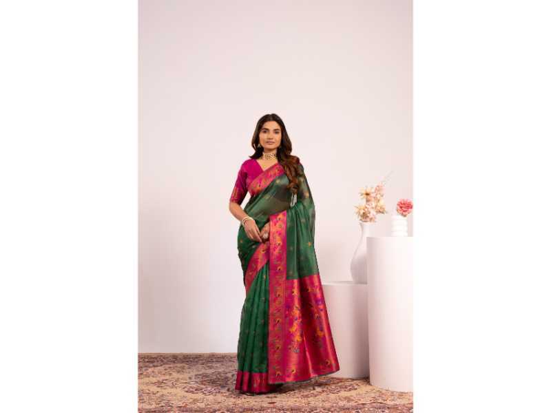 Soft Tissue Floral Saree
