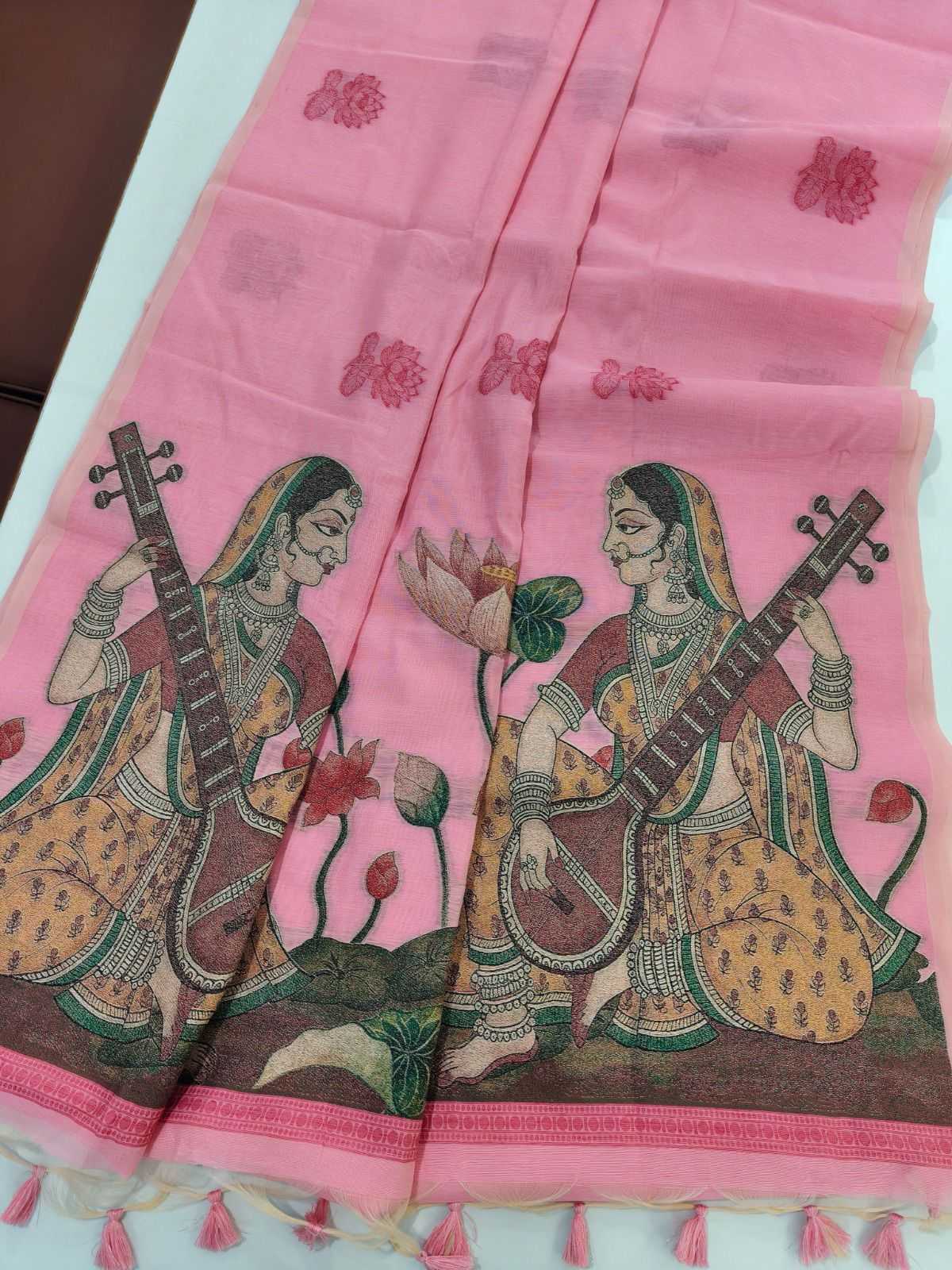 Chanderi Cotton Designer Saree