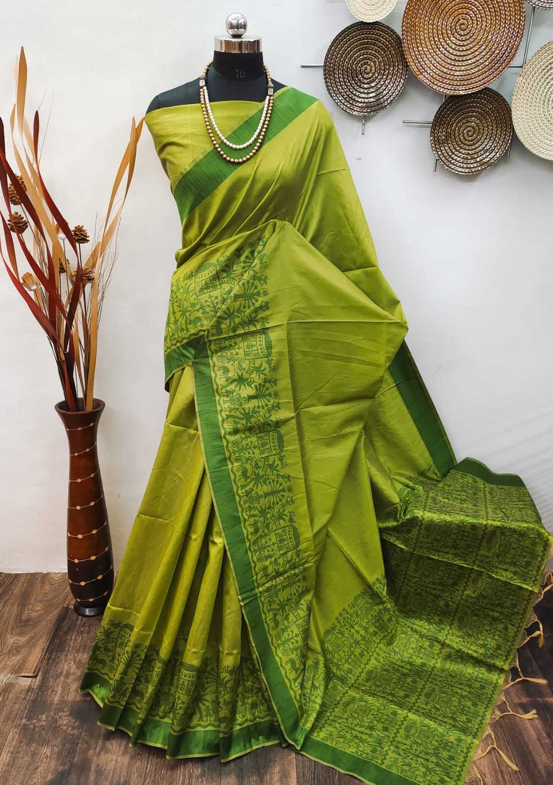 RAW Handloom Silk Saree