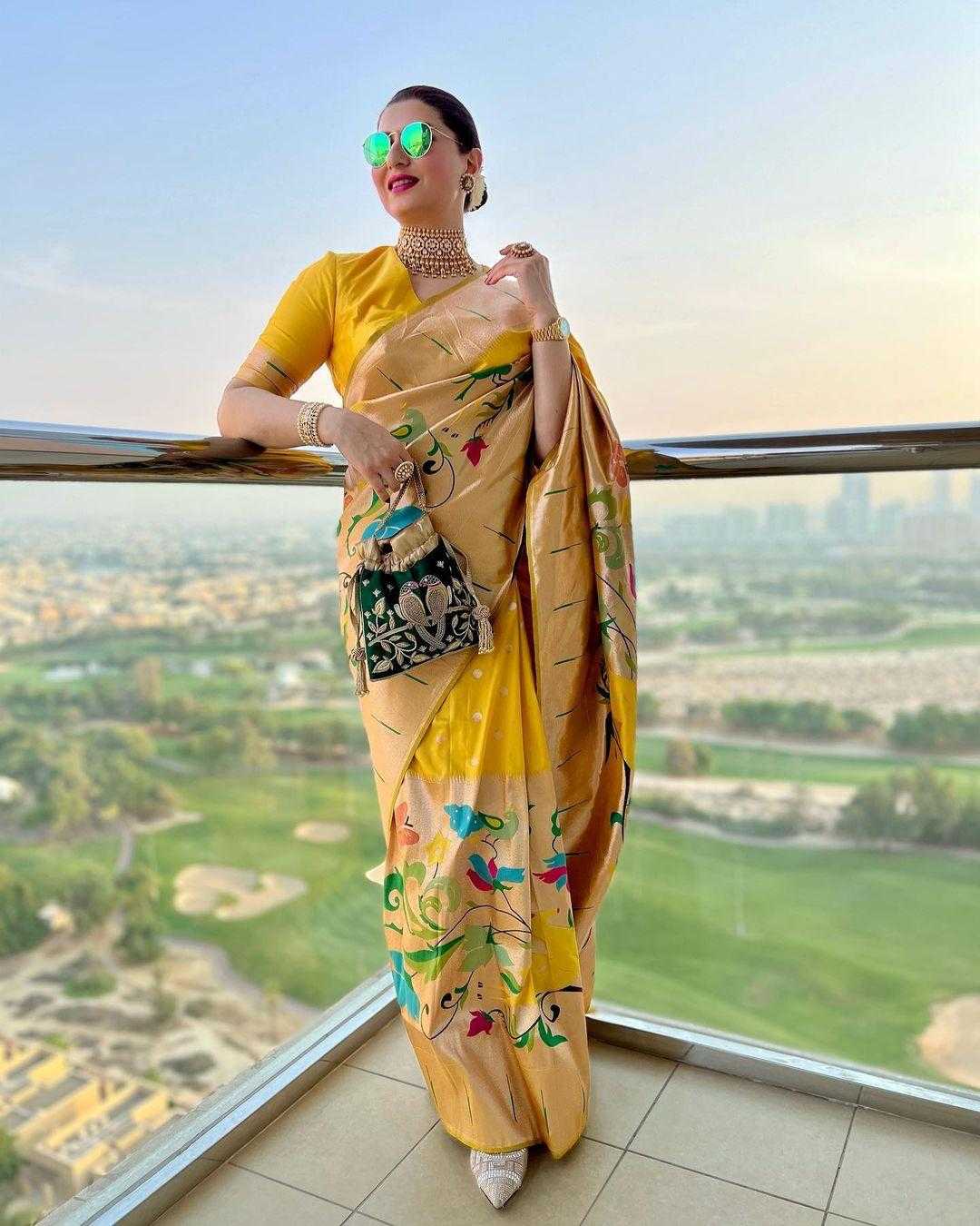 Sagarika Banarasi Soft Silk Paithani Saree