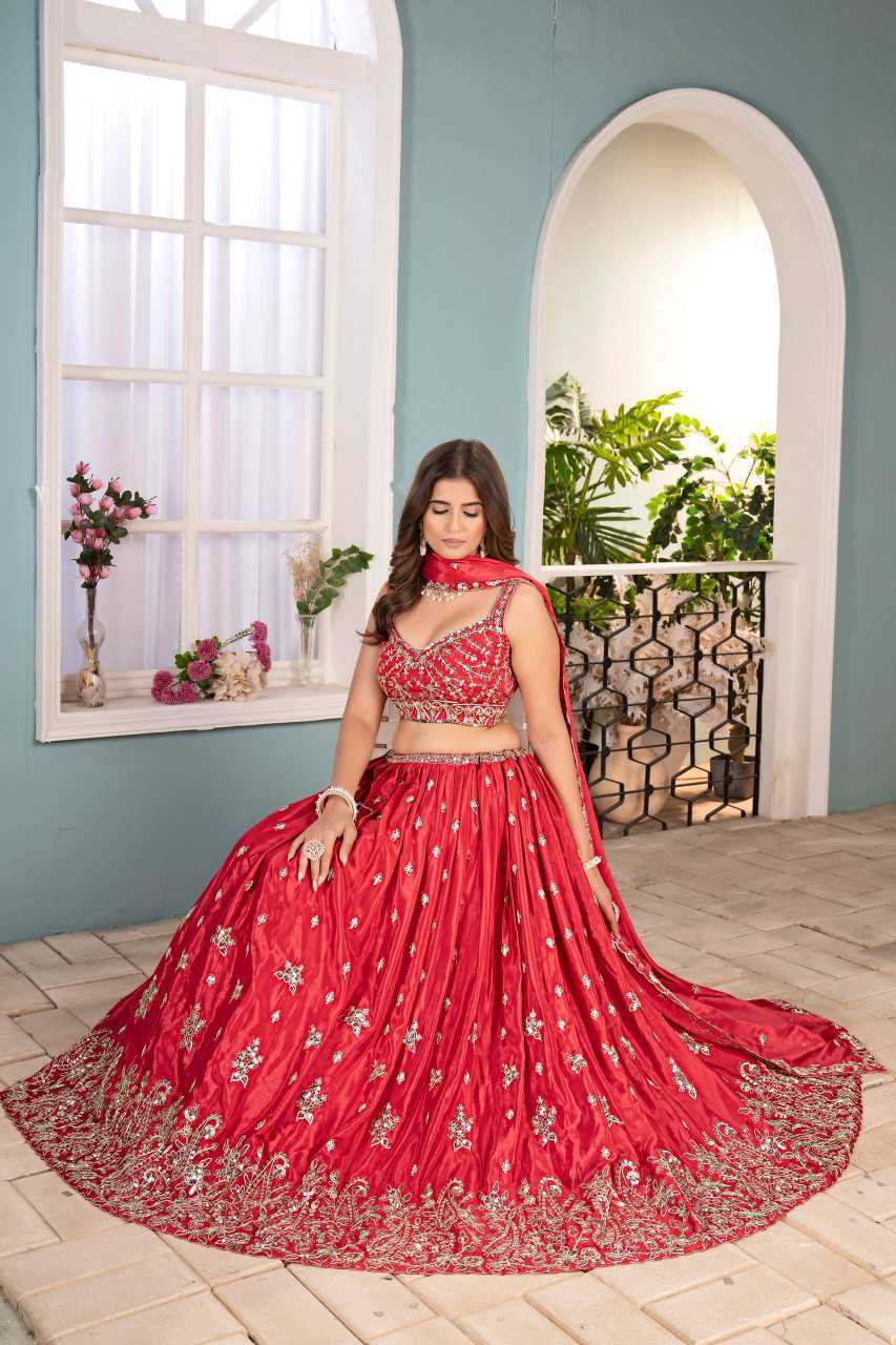 Chinon Embroidered Lehenga