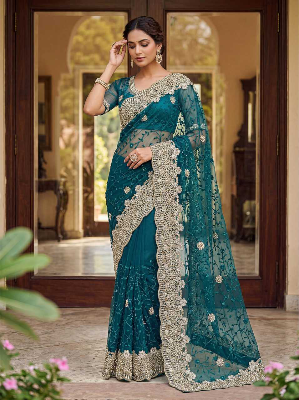 Net Saree