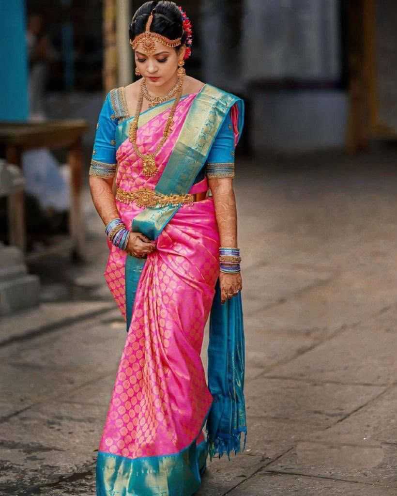 Lichi Silk Soft Saree 4014
