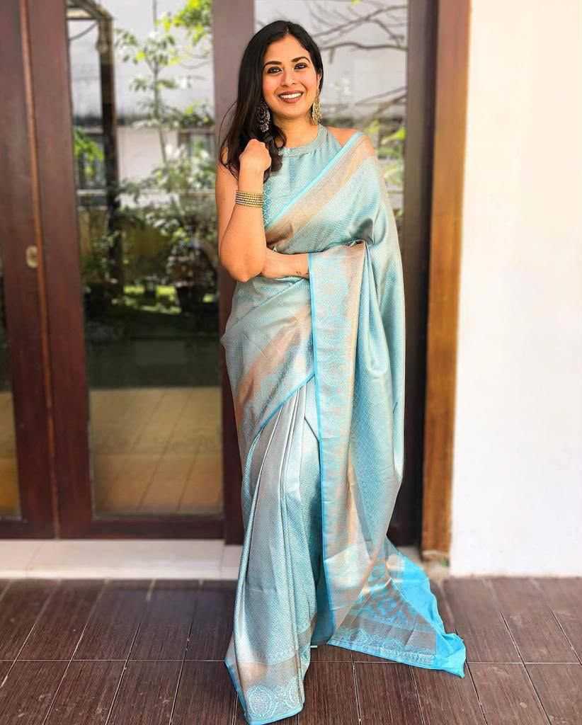 Lichi Silk Party Wear Saree