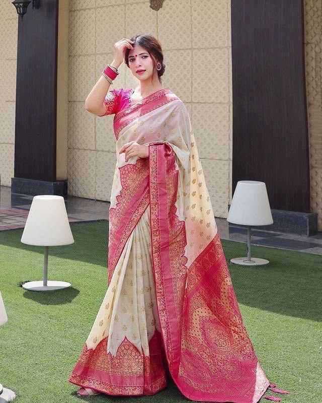 Lichi Silk Soft Saree 4095