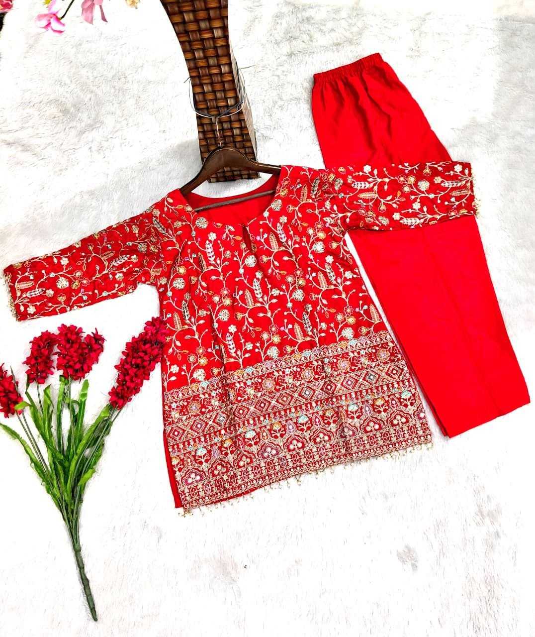 Crepe Silk Designer Kurti