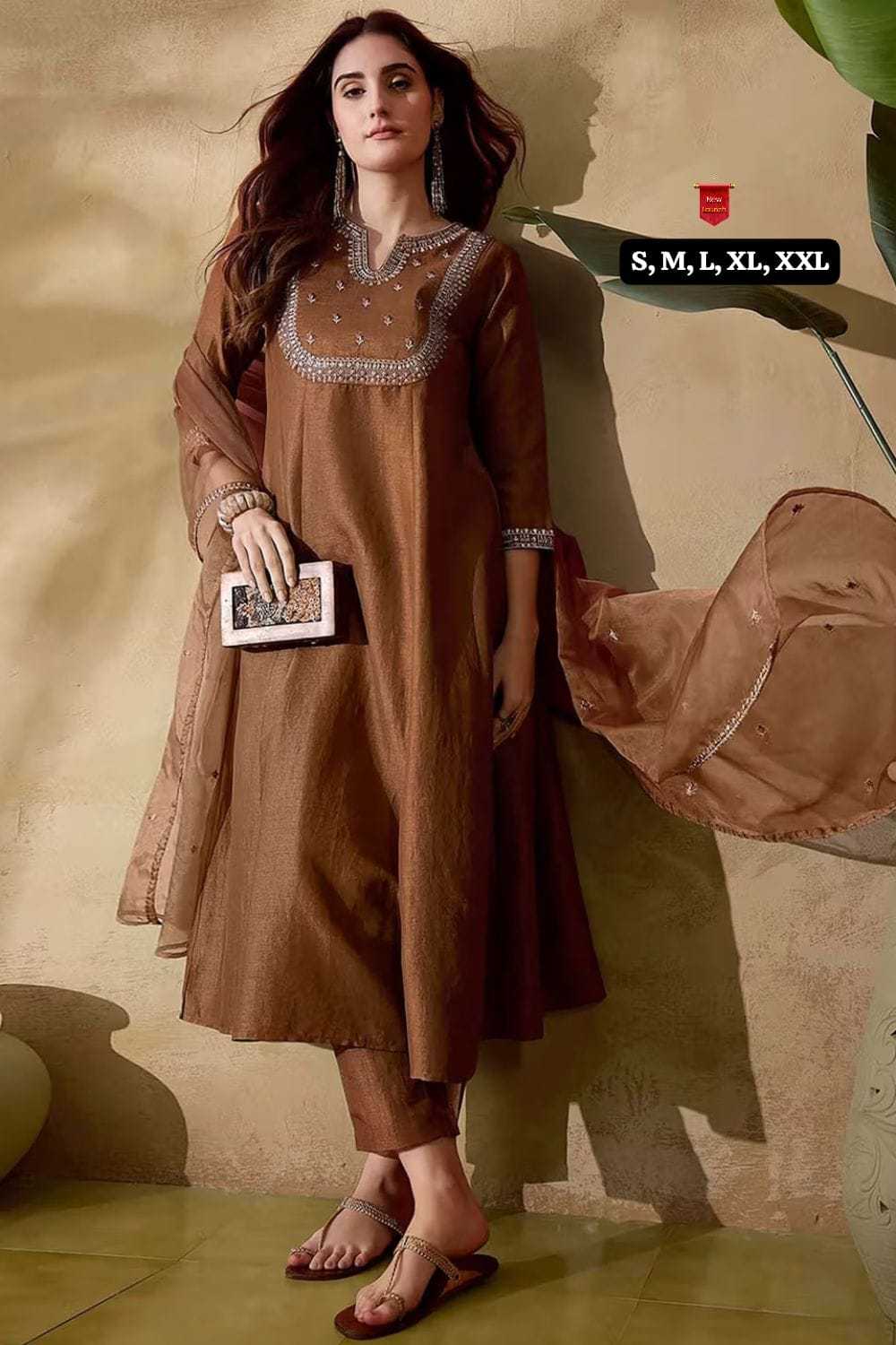 Aaratrika Vichitra Silk Designer Kurti
