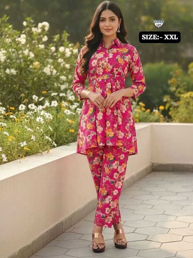 Alif Laila Chanderi Silk Co-ord Set