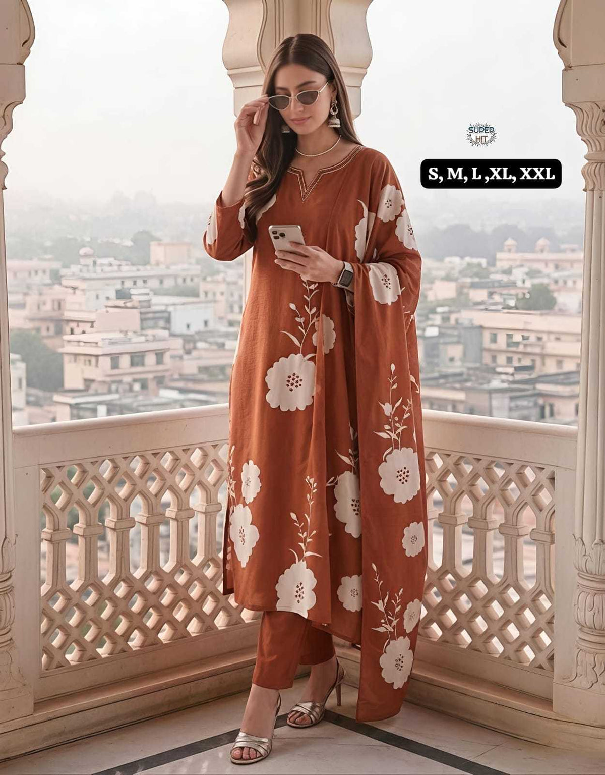 Prisha Muslin Designer Kurti