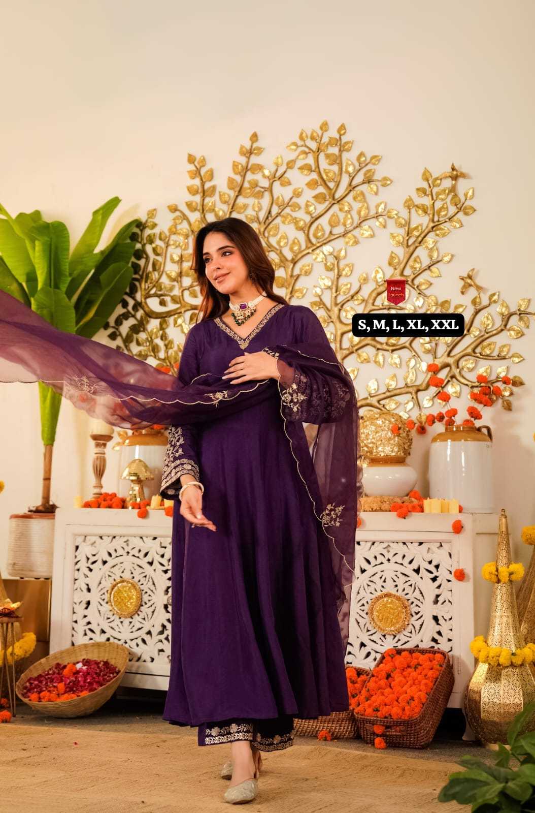 Samriddhi Viscose Chanderi Party Wear Kurti