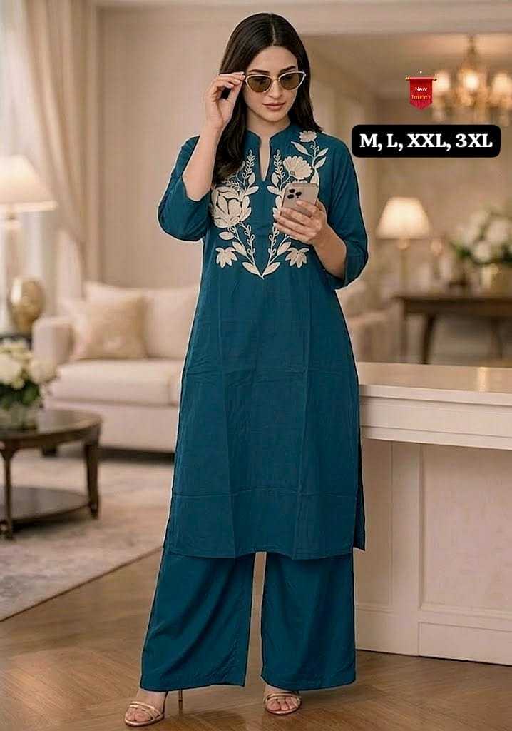 Supriya Cotton Designer Kurti in Red