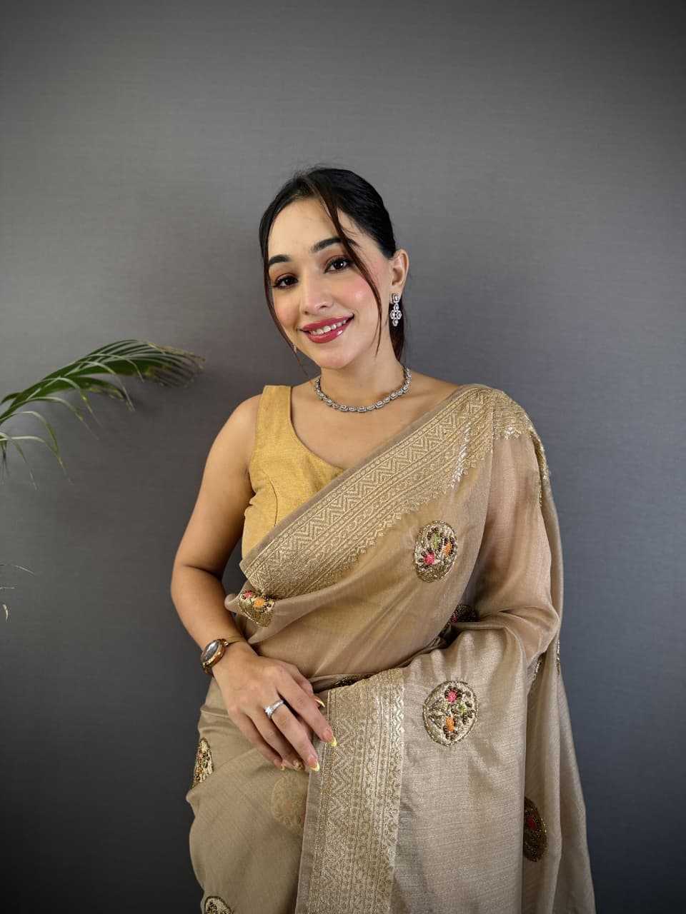 Aarvi Organza Silk Sarees For Weddings
