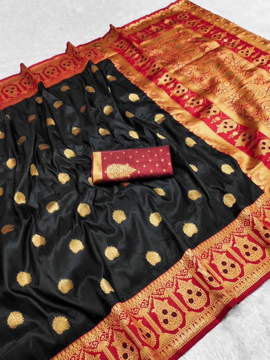 Banarasi Soft Silk Zari Border Saree