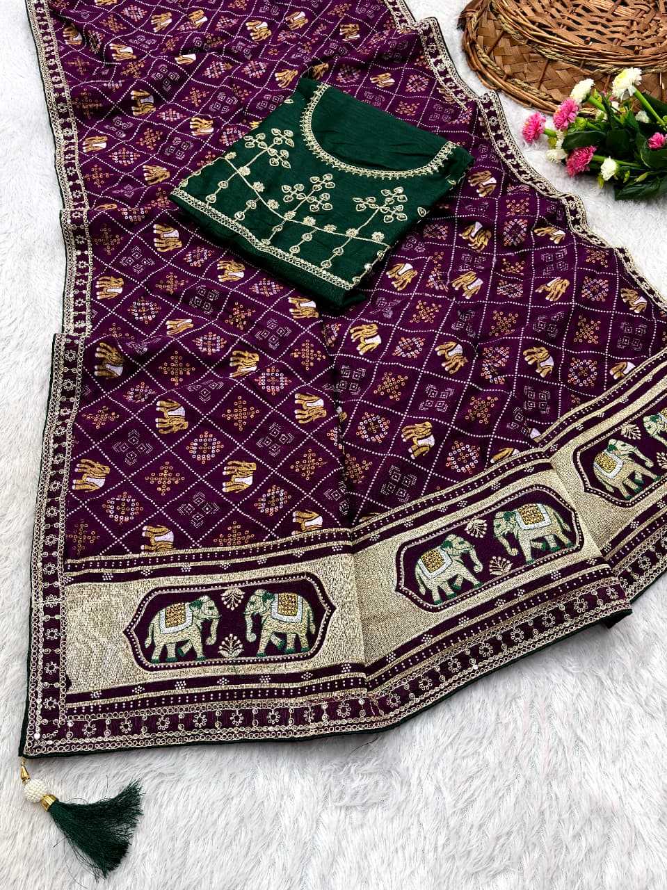 Vantara Vichitra Silk Khadi Saree