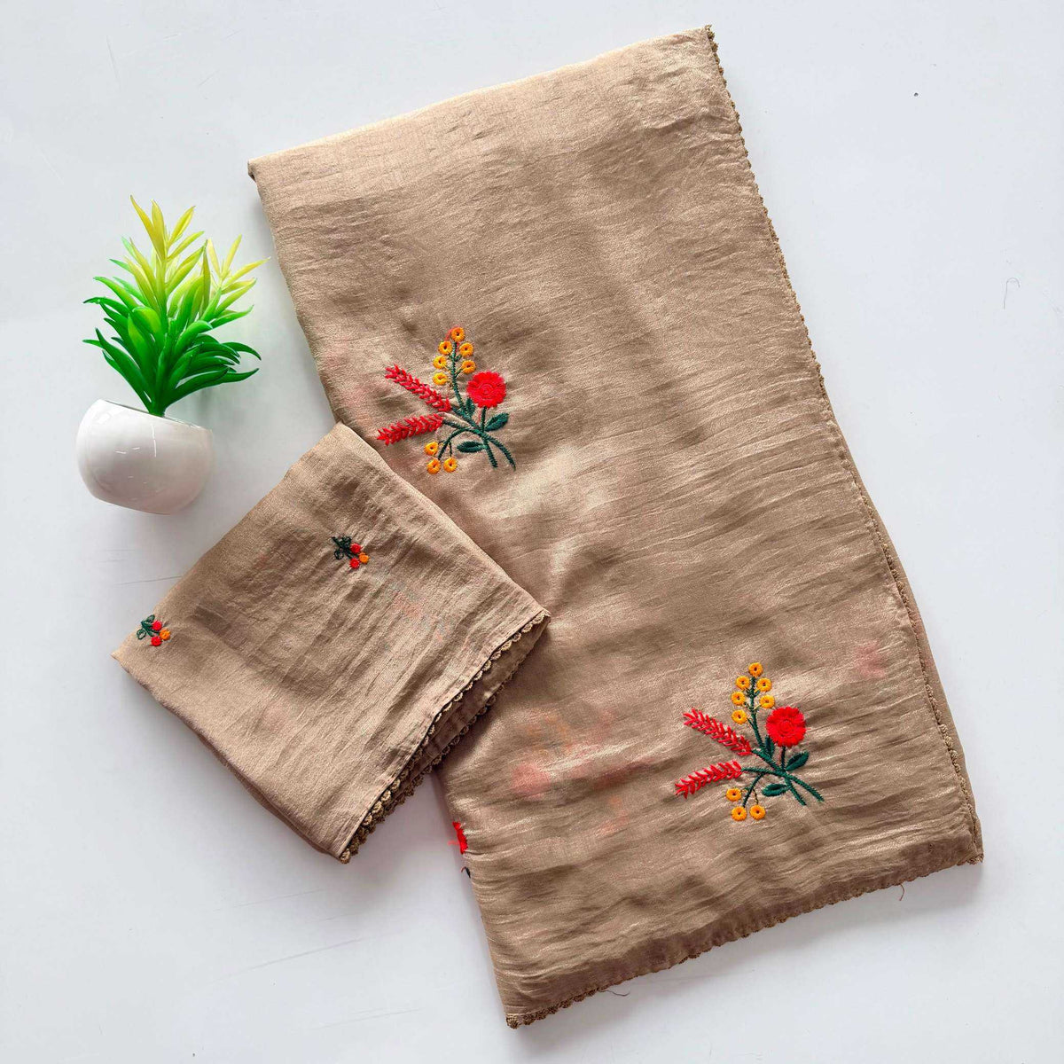 Amaira Soft Silk Saree in Red