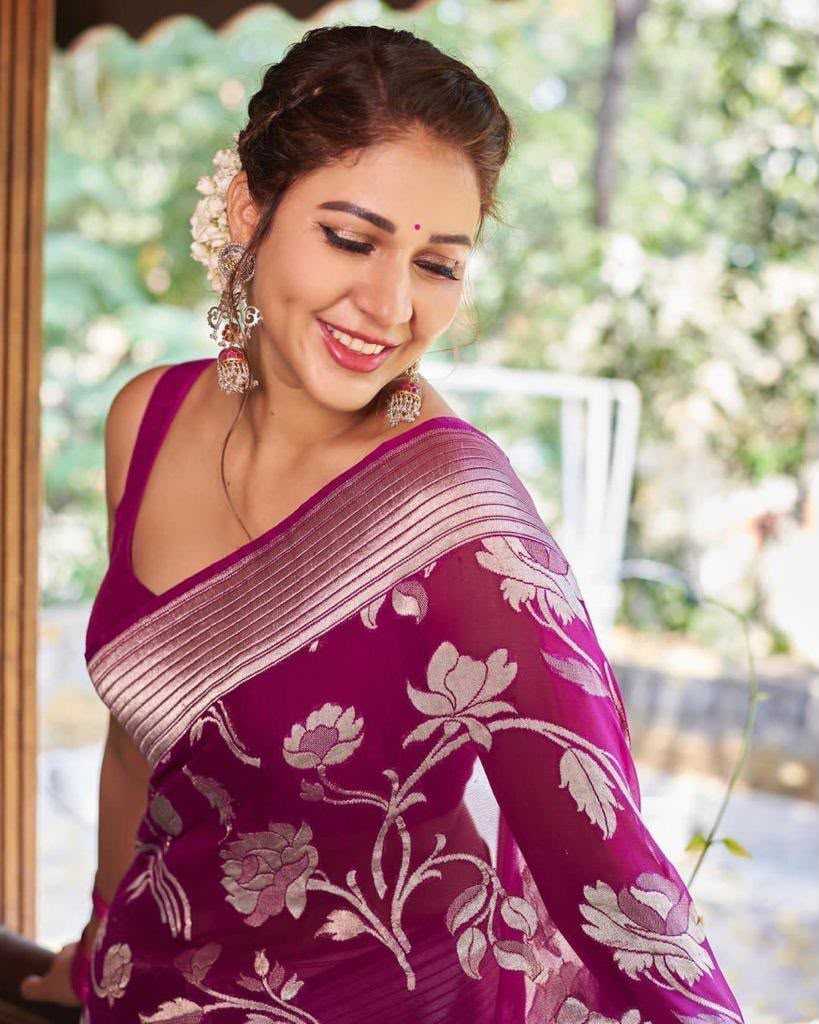 Soft Silk Party Wear Saree