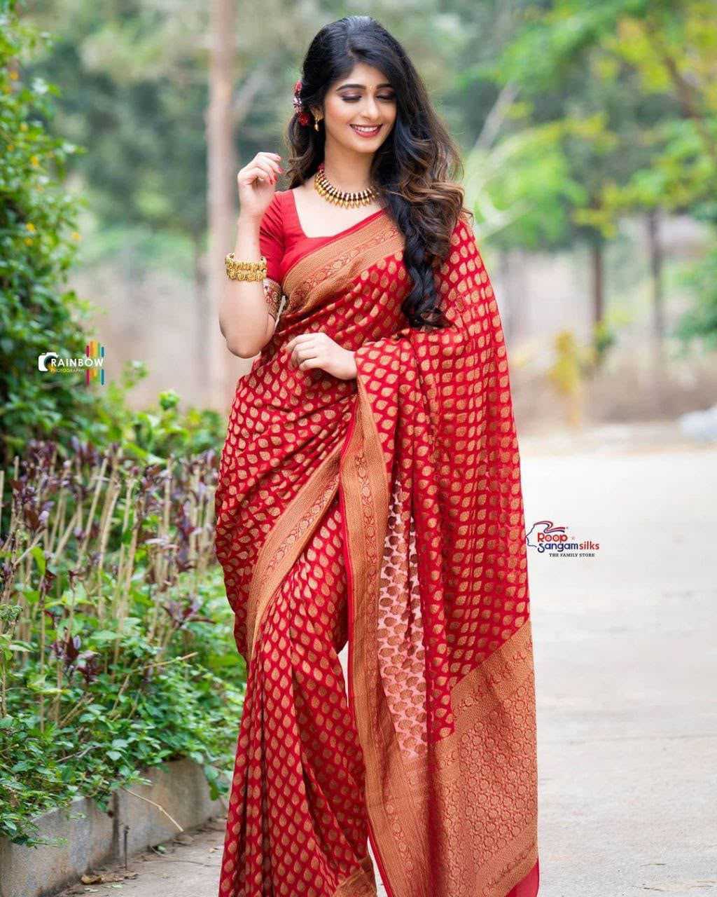 Lichi Silk Designer Saree 174